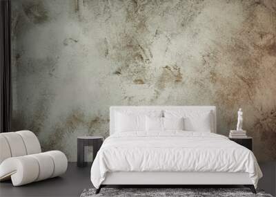 Light concrete background with scratches. Wall mural