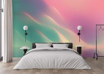 aesthetic retro light Wall mural