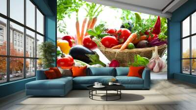 assorted vegetables Wall mural