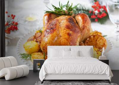 Roast chicken Wall mural