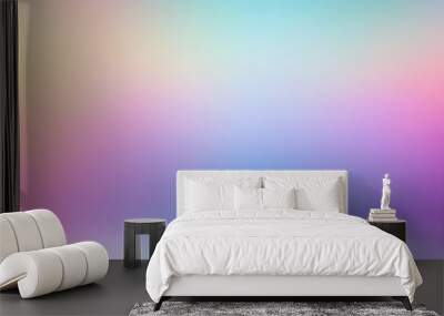 Abstract blurred bright beautiful background. Pastel and gentle colors. Bright and colorful background. Wall mural