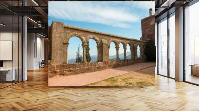 Monastery of Escornalbou Castle-Tarragona, Spain Wall mural