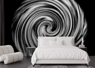 Abstract galaxy cosmic background. Hyper jump into another galaxy.  Black white swirls, vortex.  Wall mural