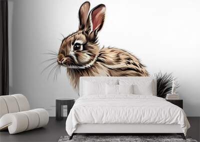 rabbit Wall mural