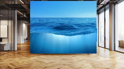 Abstract design of water split Wall mural