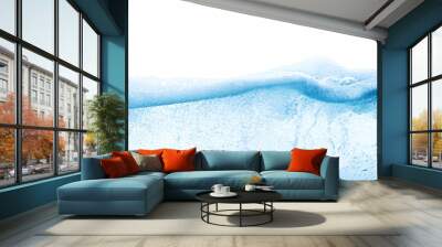 Design of abstract blue water surface Wall mural