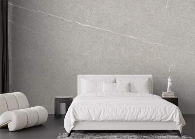 Txture of grey aged paper sheet, dirt stains, spots, wrinkle, grunge vintage backdrop Wall mural