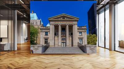 Vancouver Art Gallery on Robson Square built in Roman style in British Columbia Canada Wall mural