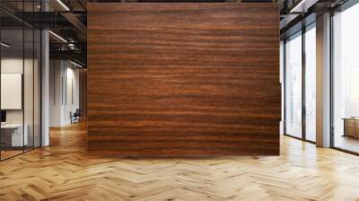 The texture of expensive vintage-colored mahogany Wall mural