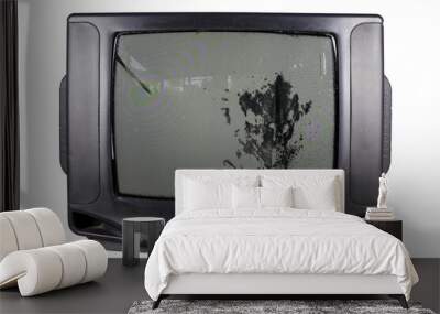 old tv set Wall mural