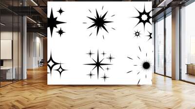 Star icon. Sky, Xmas, favorite and night icons set. Vector illustration Wall mural