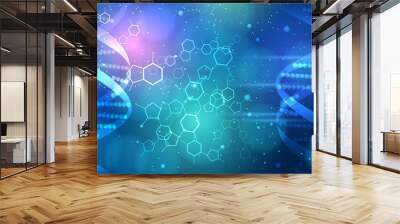 DNA vector medical background Wall mural