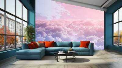 Gentle grainy gradient with soft pink and light grey, 4K hyperrealistic photo Wall mural