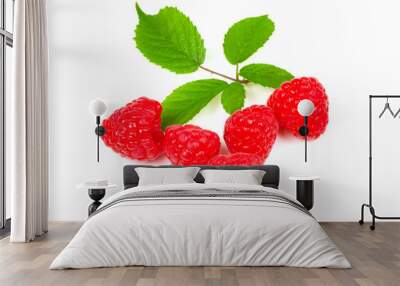 Raspberry Wall mural