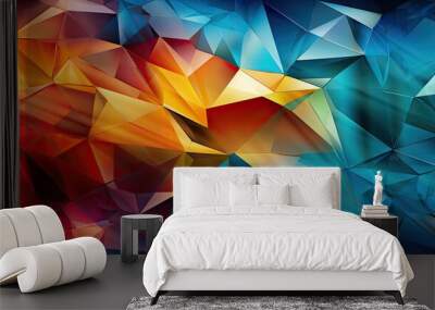 Abstract geometric pattern Wall mural