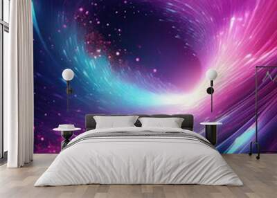 Abstract space swirl Wall mural