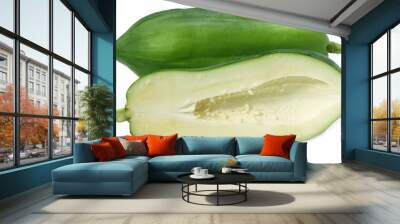 Green papaya Wall mural