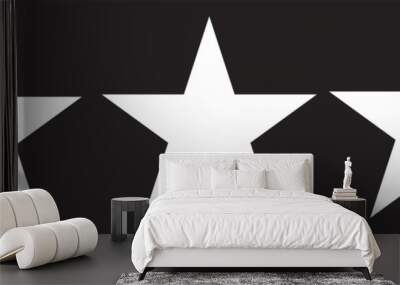 star  vector Wall mural