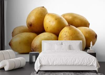  A collection of ripe yellow pears Wall mural