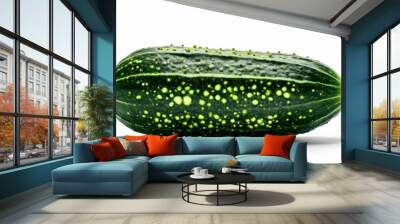  Fresh organic cucumber with natural spots Wall mural