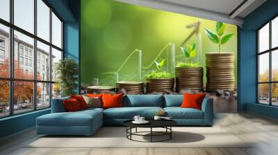  Growth and Prosperity  A Symbolic Composition Wall mural