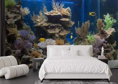  Underwater Paradise  A vibrant aquarium teeming with life Wall mural