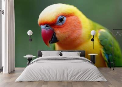  Vibrant parrot a splash of tropical color Wall mural