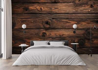  Weathered charm of rustic wooden planks Wall mural