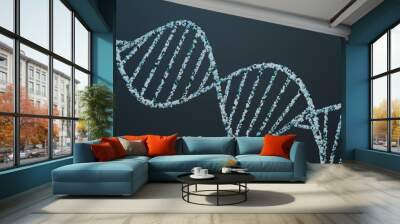 Organic Abstract Human DNA Background Wall mural