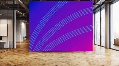 abstract background with waves Wall mural