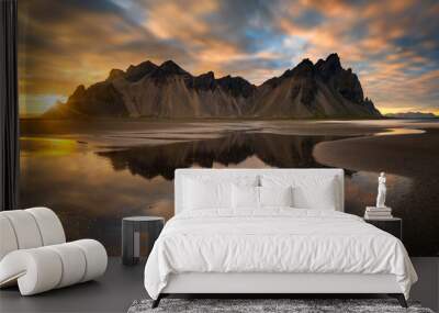 Stokksnes Reflections Wall mural