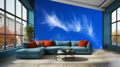 Blue sky abstract background. Wall mural