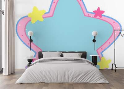 cute star Wall mural