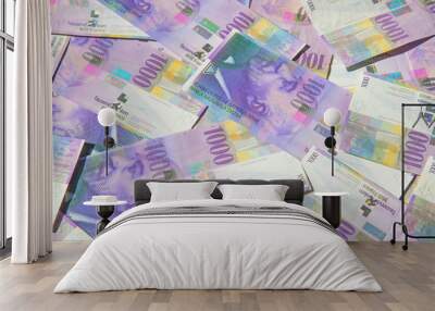 Swiss francs Wall mural