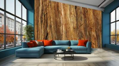 incense cedar bark macro Wall mural