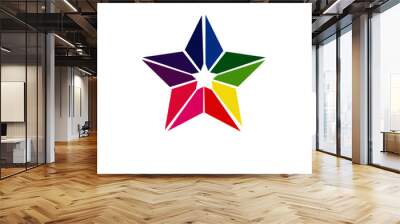 star paint logo Wall mural