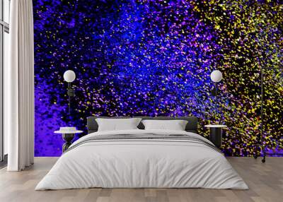 abstract background with stars Wall mural