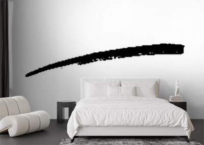 line brush grunge underline shapes Wall mural