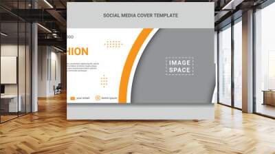 fashion sale social media cover design or web banner Wall mural