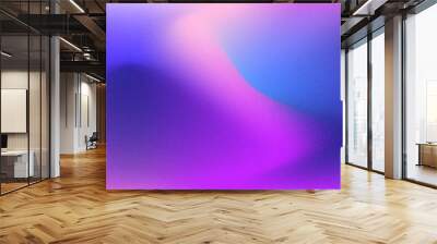 abstract purple background with waves Wall mural