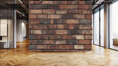 A detailed brick wall texture Wall mural