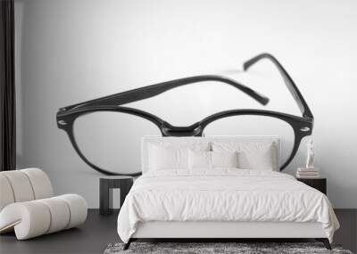 Glasses model isolated white background. Wall mural