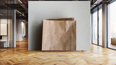 Kraft paper bag. large view Wall mural