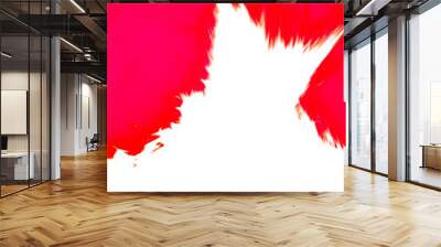 Dynamic Red and White Light Streaks Wall mural