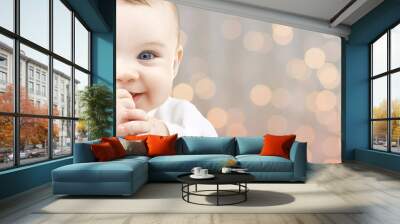 beautiful happy baby Wall mural