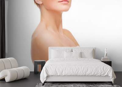 beautiful woman in towel Wall mural