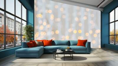 blurred glden lights background Wall mural