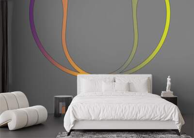 Trophy icon Design Wall mural