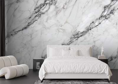 Marble granite white background wall surface black pattern abstract light elegant gray for do floor counter texture stone slab smooth tile silver natural for interior decoration vector illustration Wall mural