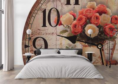 Clock 2 Wall mural